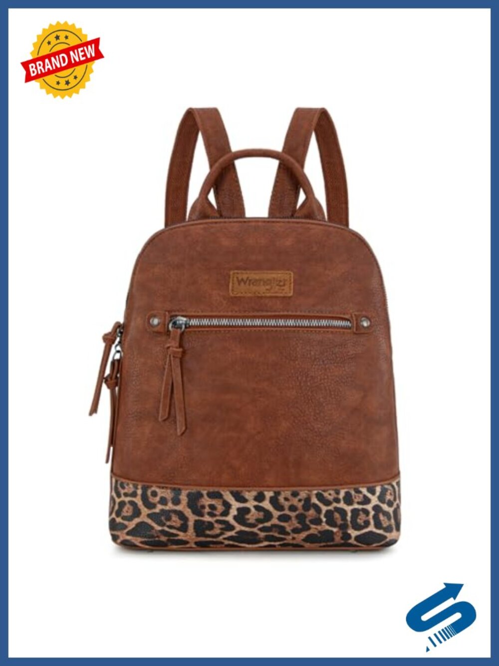 Faux Leather Small Backpack Purse Adjustable Travel Daypack